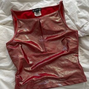 Bebe Raver Keyhole Top